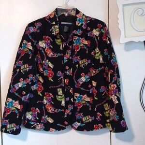 Requirements, womens quilt style snap front jacket.  SZ S.